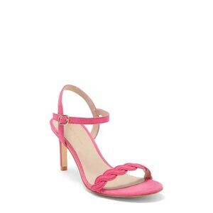 Stuart Weitzman Dancer Twistie 75 Suede Sandal Women's Pink SZ 7.5 NEW $540